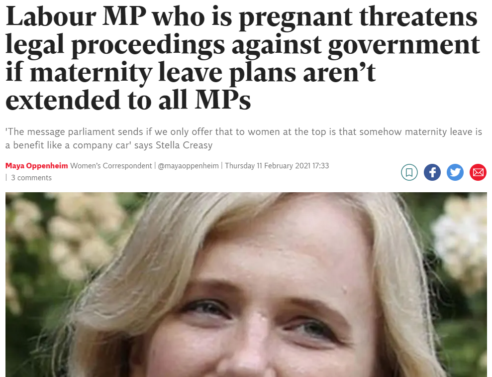 Response to IPSA Consultation on Parental Leave 
