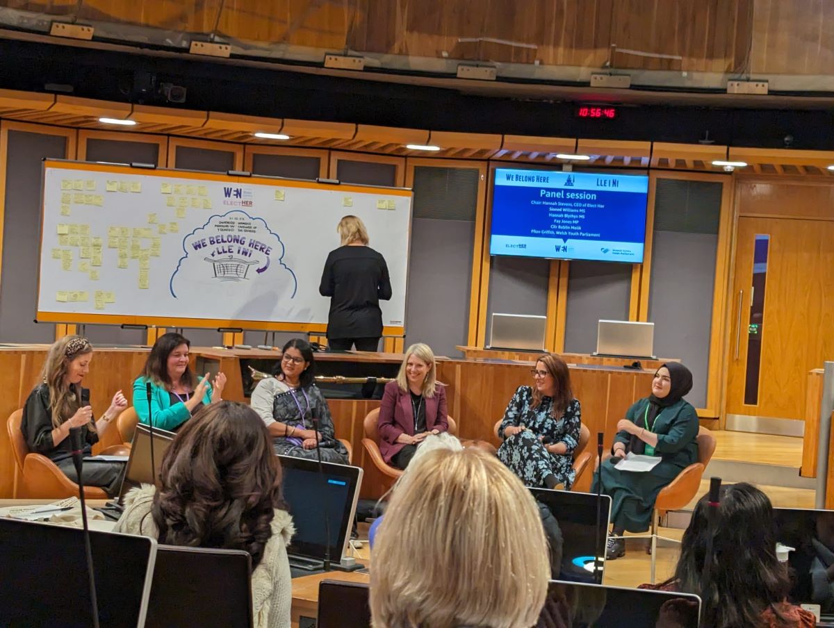 Panel at We Belong Here -A Women's Takeover of the Senedd