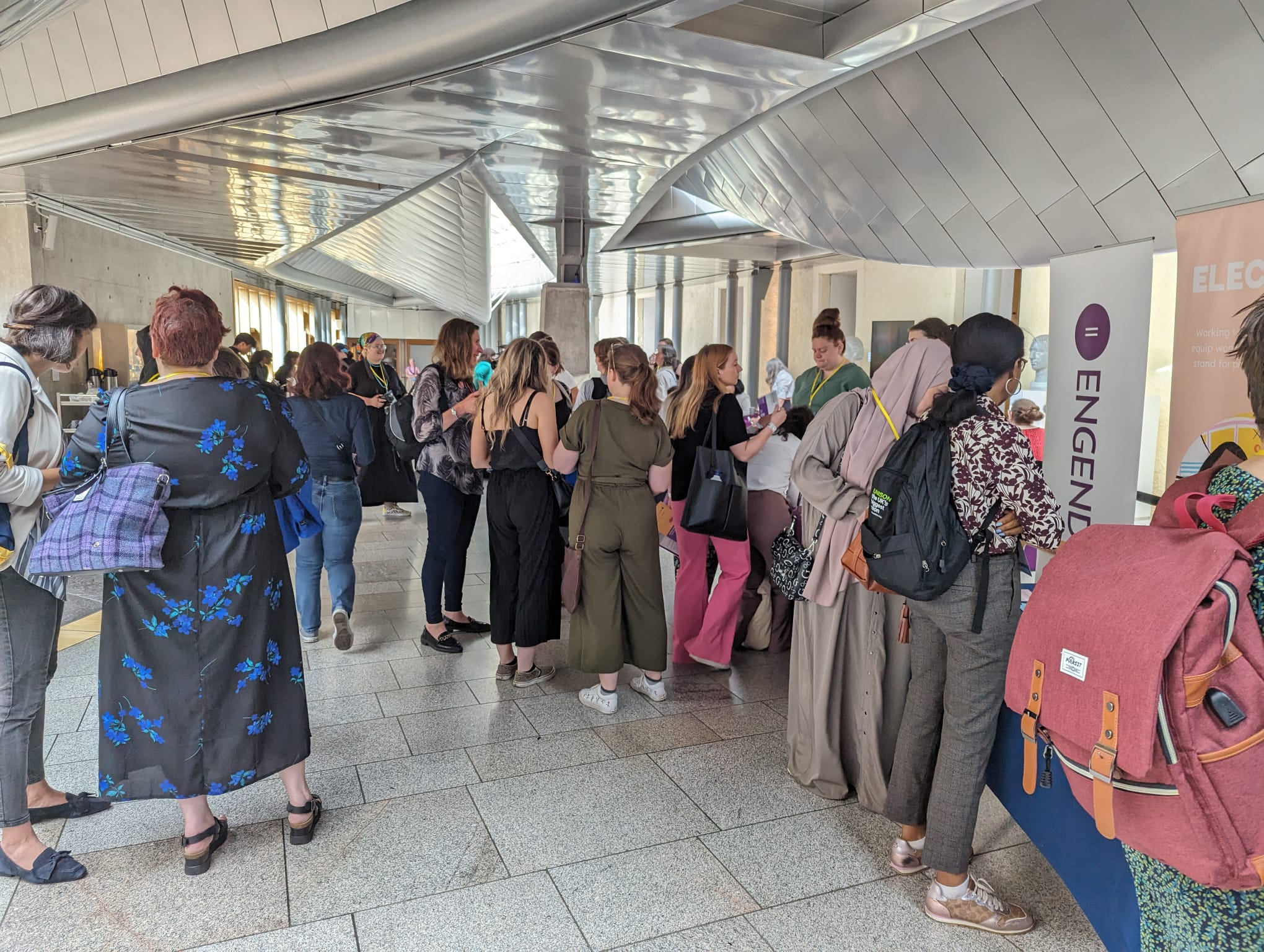 Women viewing stalls at Scotland's Women GatHER