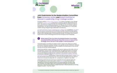 Submission to the Modernisation Committee