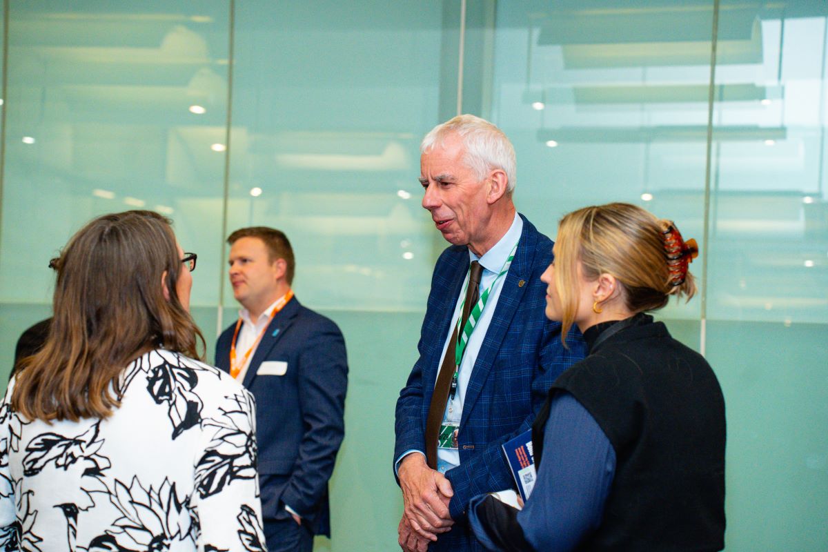 John Milne MP at women leaders event