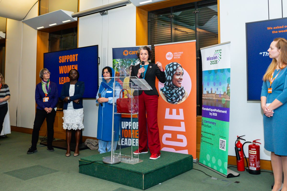 Sarah Champion MP at women leaders event